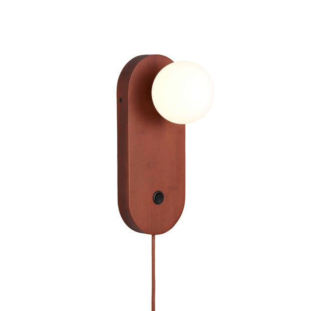 Wandlamp Java bruin bamboe