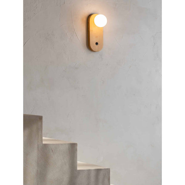 Wandlamp Java naturel bamboe