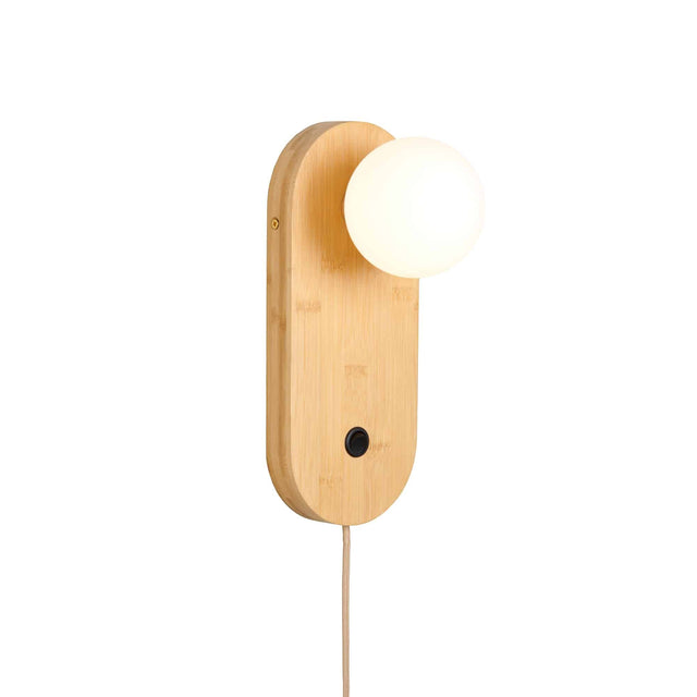 Wandlamp Java naturel bamboe