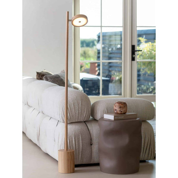 Vloerlamp Okinawa naturel met LED