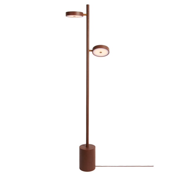 Tafellamp Okinawa bruin met LED