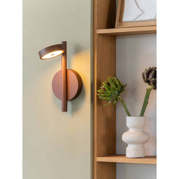 Wandlamp Okinawa bruin