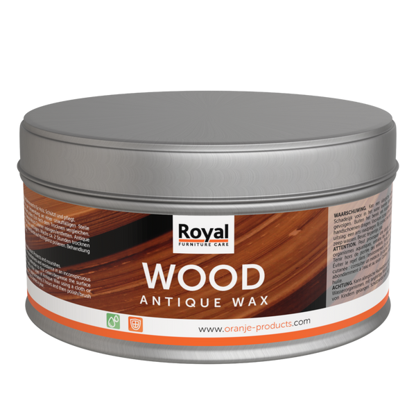 Wood Antique Wax middenbruin