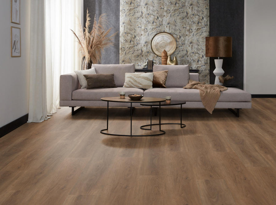PVC Strasbourg Dryback Warm Brown á 3,871 m² per pak