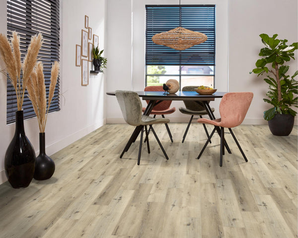 PVC Nantes Dryback Light Oak á 3,62 m² per pak