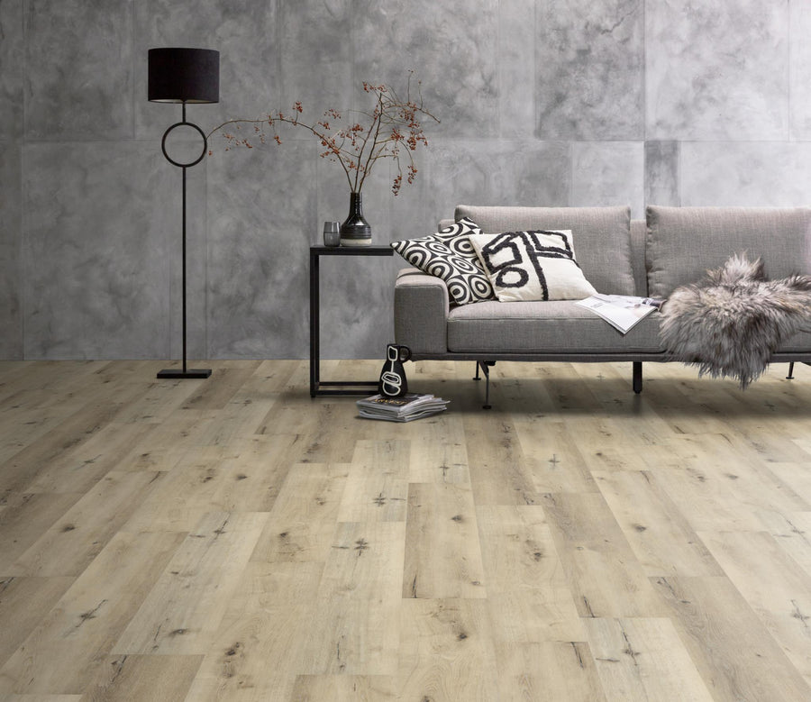 PVC Nantes Dryback Light Oak á 3,62 m² per pak