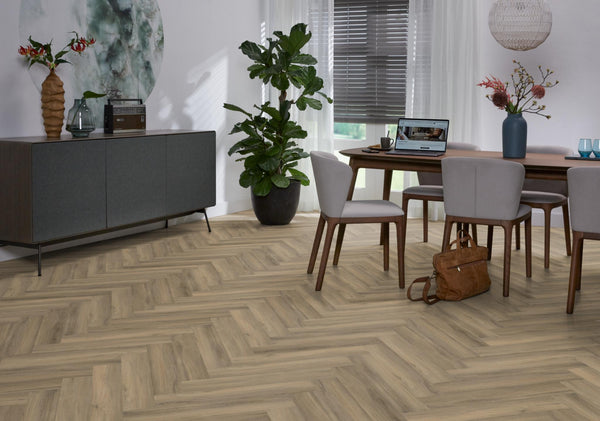 PVC Limoges Dryback Light Brown á 1,13 m² per pak