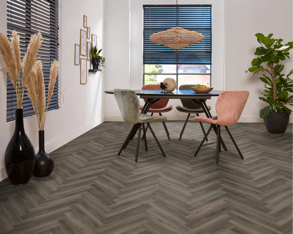 PVC Limoges Dryback Dark Grey á 1,13 m² per pak