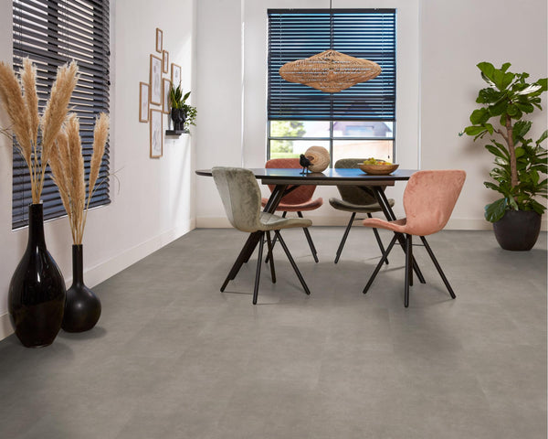 PVC VT Wonen  Basic dark grey silent rigid click (91,4x45,7)  a 2,506 m² per pak