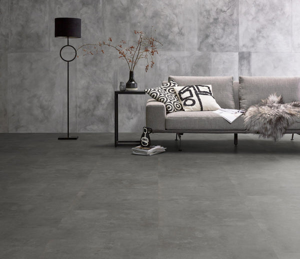 PVC Plaisir Silent Rigid Click grey á 1,65 m² per pak