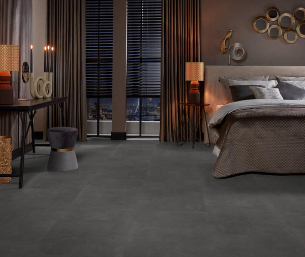 PVC Plaisir Silent Rigid Click anthracite á 1,65 m² per pak