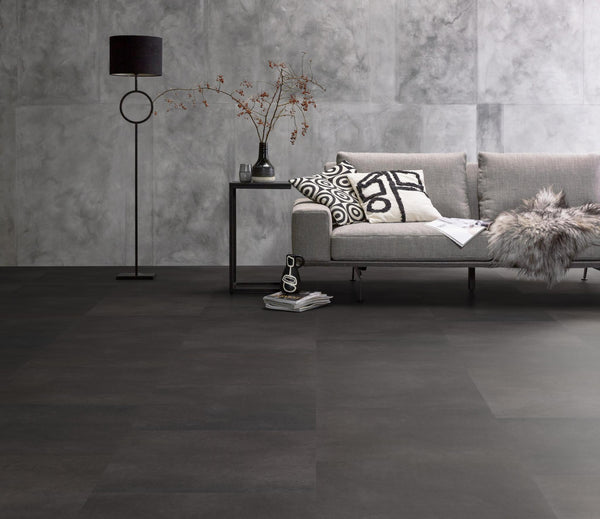 PVC Yerres Silent Rigid Click anthracite á 1,65 m² per pak