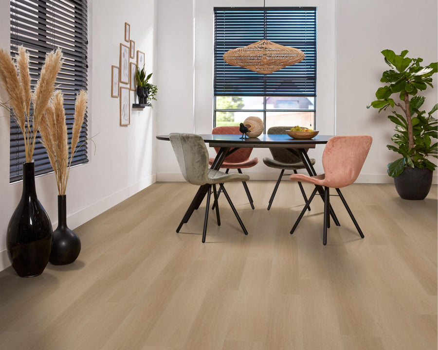 PVC Nice Silent Rigid Click Natural oak á 1,37 m² per pak