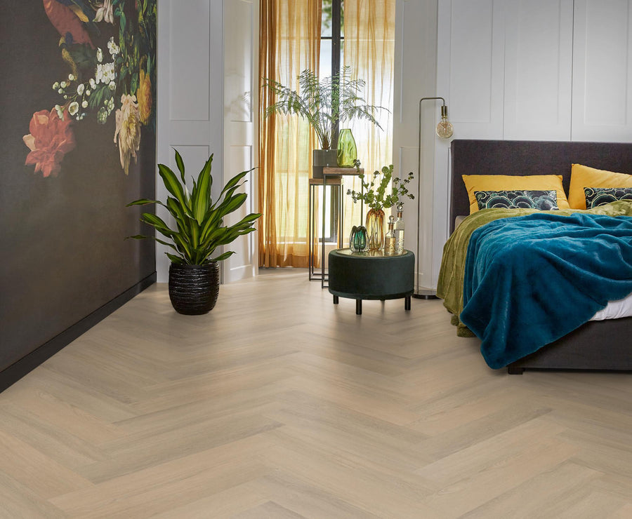 PVC Lyon Dryback Warm Beige á 1,87 m² per pak