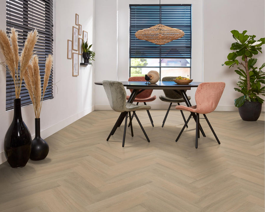 PVC Lyon Dryback Warm Beige á 1,87 m² per pak