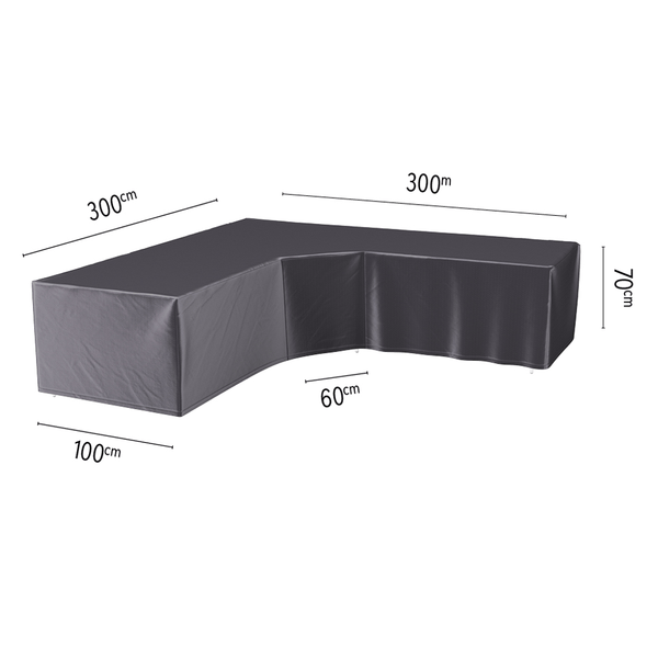 Lounge cover L/ Trapeze 300x300x100xH70