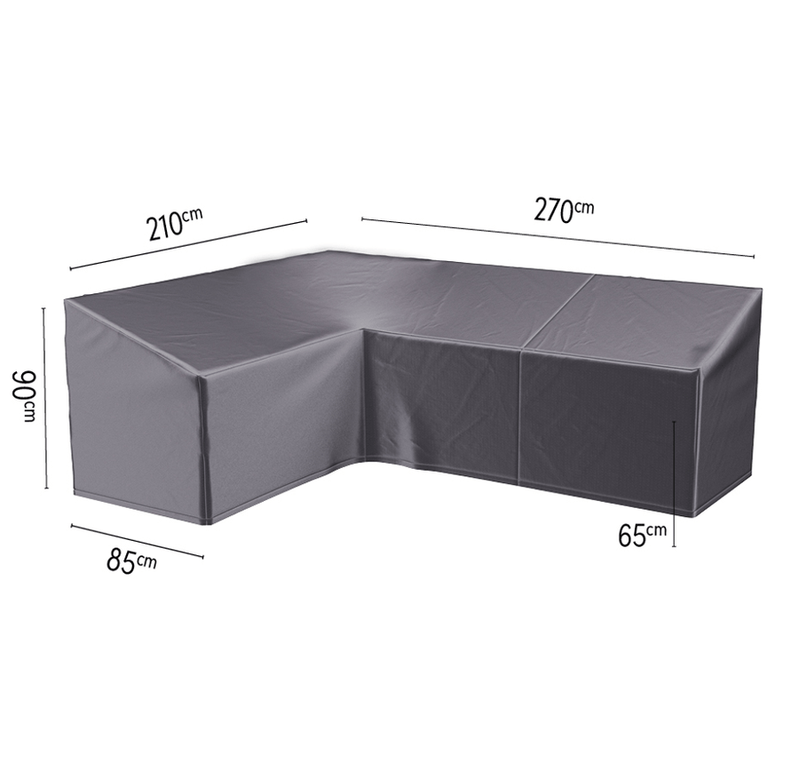 Lounge cover L Right 270x210x85xH65/90 HB