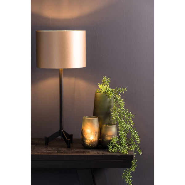 Lampvoet 15,5x15,5x40 cm DENNIS mat zwart