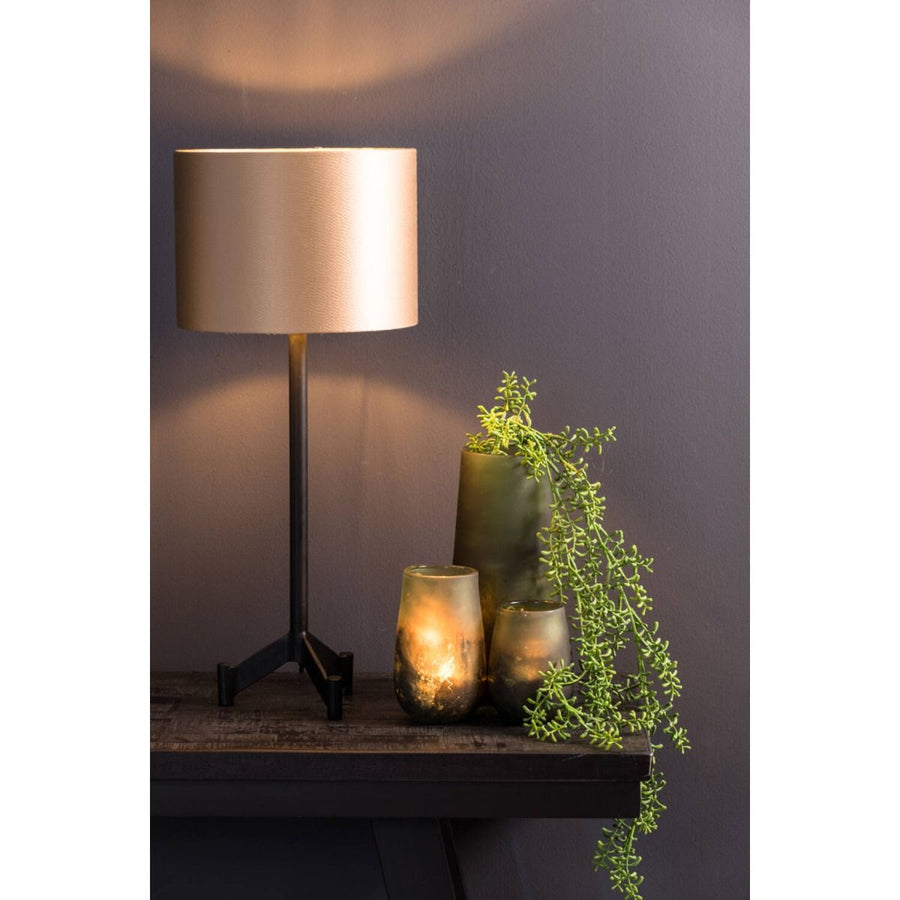 Lampvoet 15,5x15,5x40 cm DENNIS mat zwart