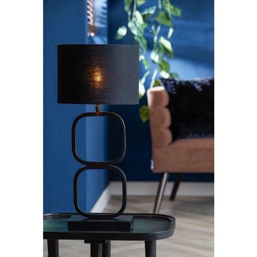 Lampvoet 23x11,5x46 Cm Lutika Mat Zwart