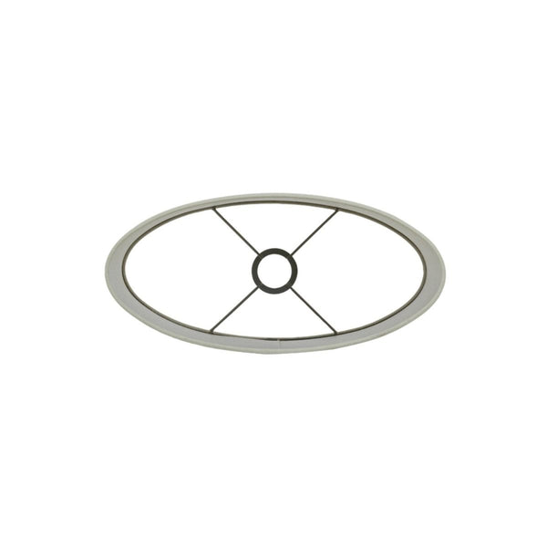 Kap ovaal recht smal 30-15-25 cm BRESKA parel wit