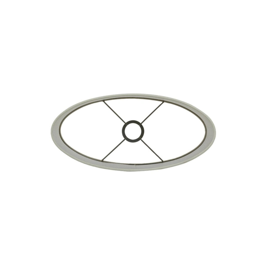 Kap ovaal recht smal 30-15-25 cm BRESKA parel wit