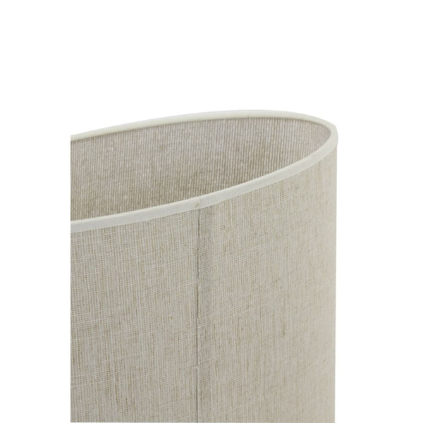 Kap ovaal recht smal 30-15-25 cm BRESKA parel wit