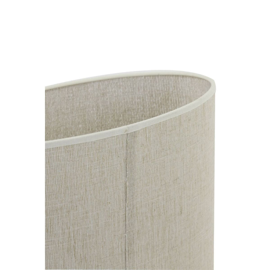 Kap ovaal recht smal 30-15-25 cm BRESKA parel wit