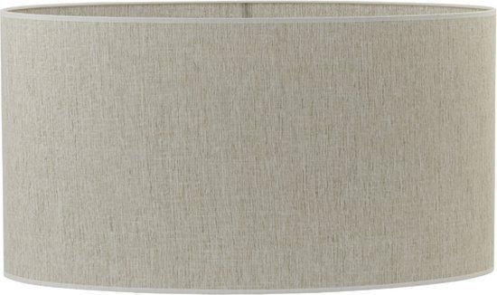 Kap ovaal recht smal 58-24-32 cm BRESKA parel wit