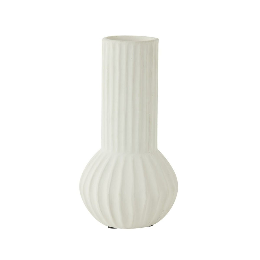 Vase deco ?14x26 cm FEYO ceramics cream