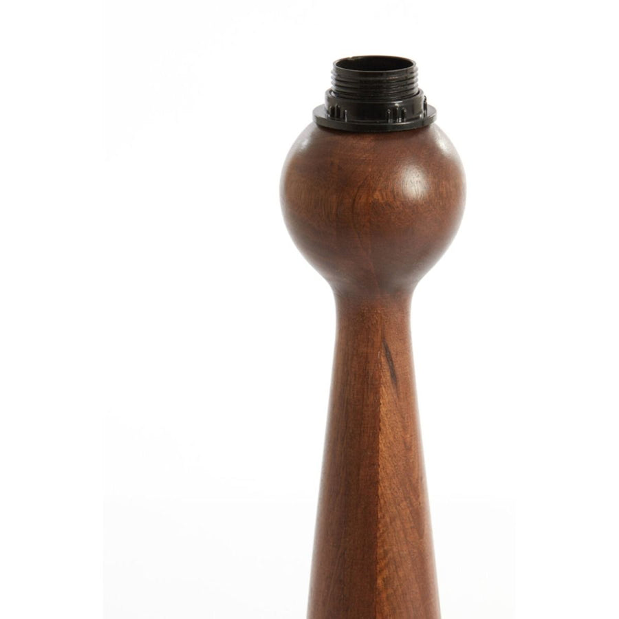 Lampvoet 9x40 cm festina hout roodbruin