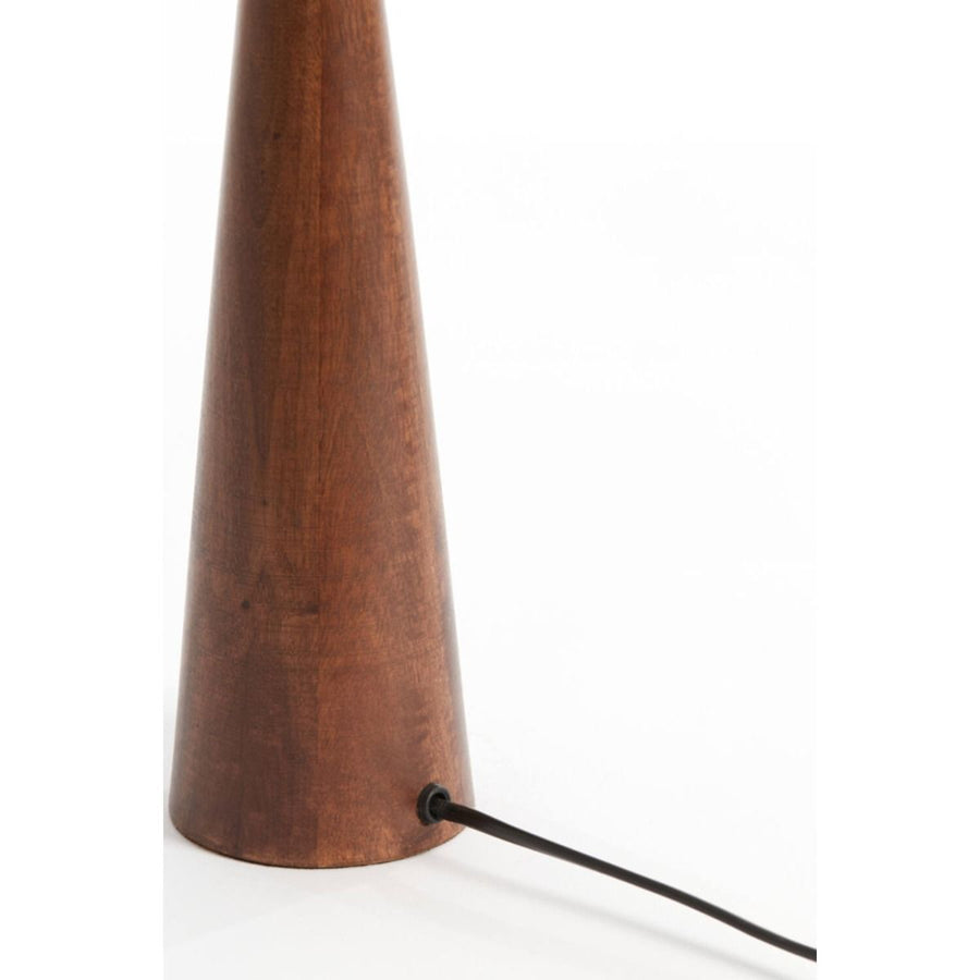 Lampvoet 9x40 cm festina hout roodbruin