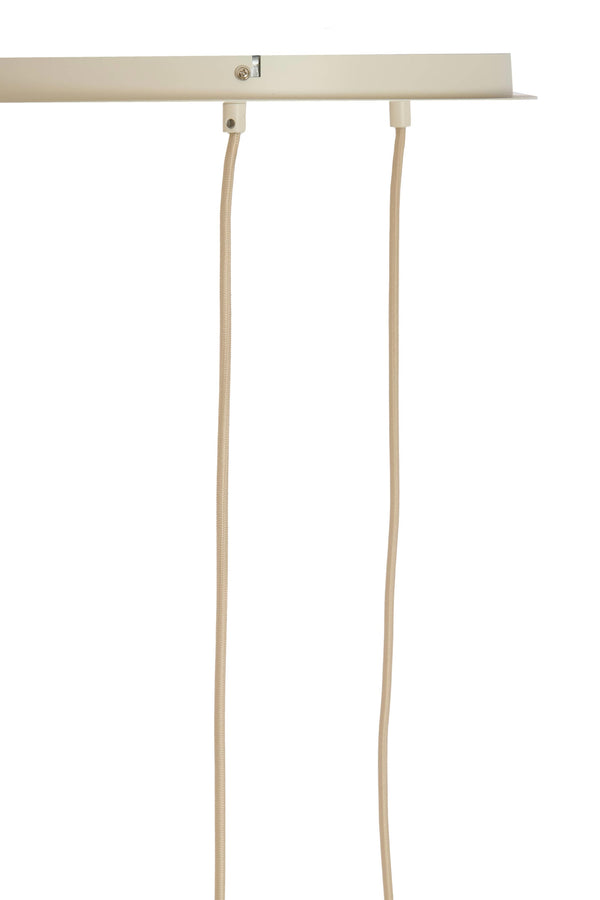 Hanging lamp 3L ?38x34 cm TUFIA linen cream