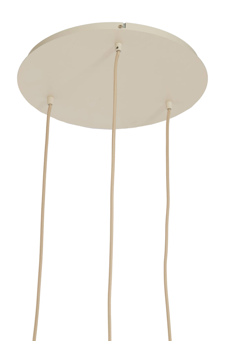 Hanging lamp 3L ?38x34 cm TUFIA linen cream
