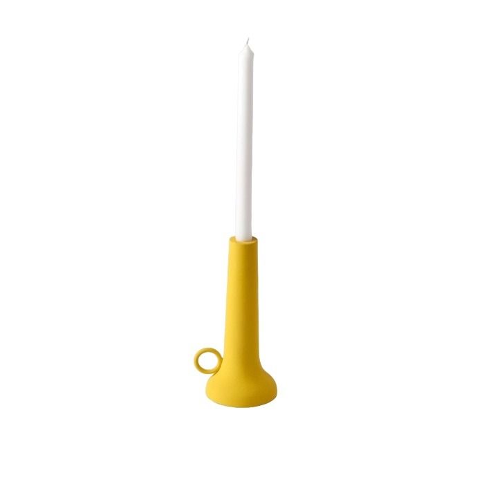 candle holder spartan yellow S