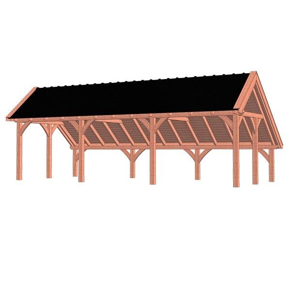 Kapschuur de Hoeve XL 9260x4400x3750mm (bxdxh)