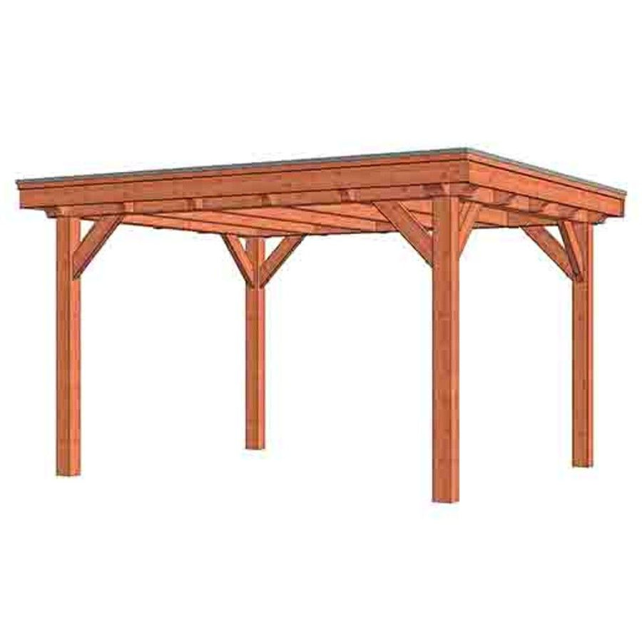Buitenverblijf Siena 4150x3500x2500mm (bxdxh)