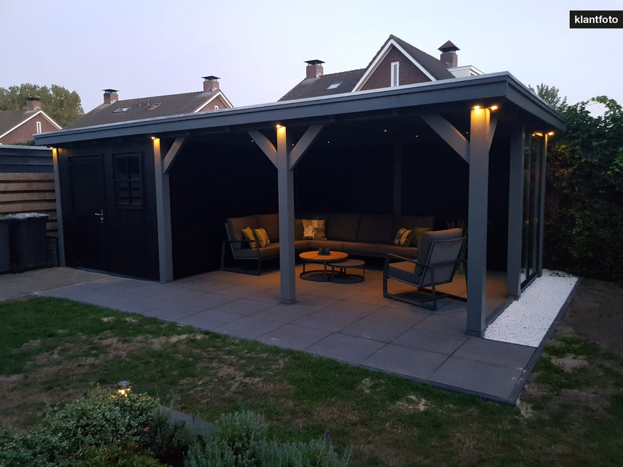 Buitenverblijf Siena 7750x4150x2500mm (bxdxh)