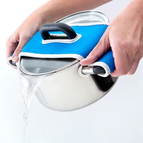 BK Mr. Gripper® Blue chequered Draining aid