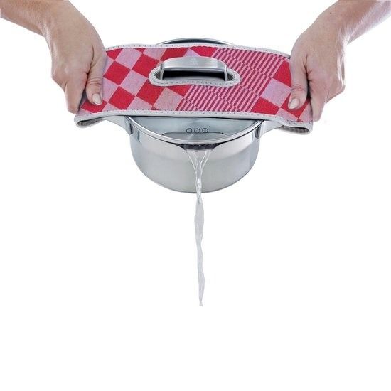 BK Mr. Gripper® Red chequered Draining aid