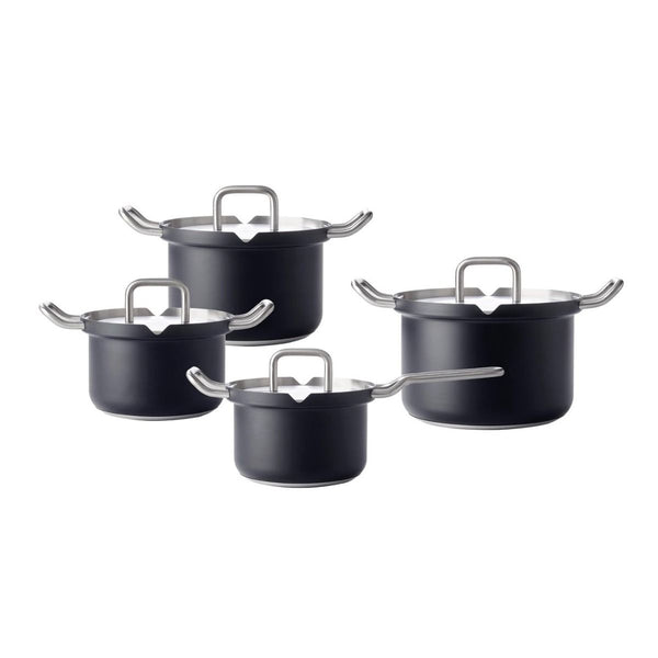 Q-Linair Master pannenset 4-Delig - Zwart
