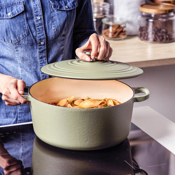 Braadpan Bourgogne 24 cm olijf