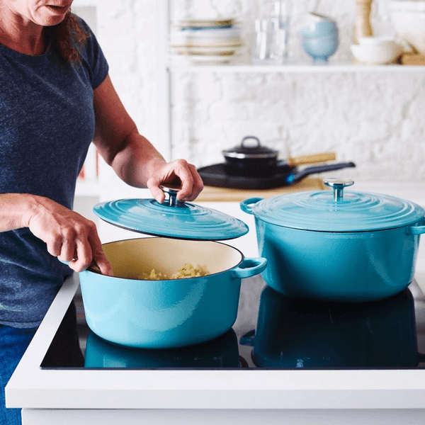Bourgogne Stoofpot 24 cm Aqua Blue