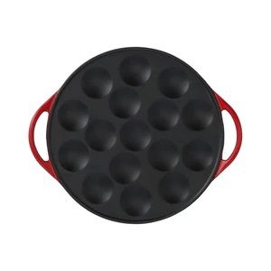 Bourgogne chili red poffertjespan 25 cm 16 poffertjes