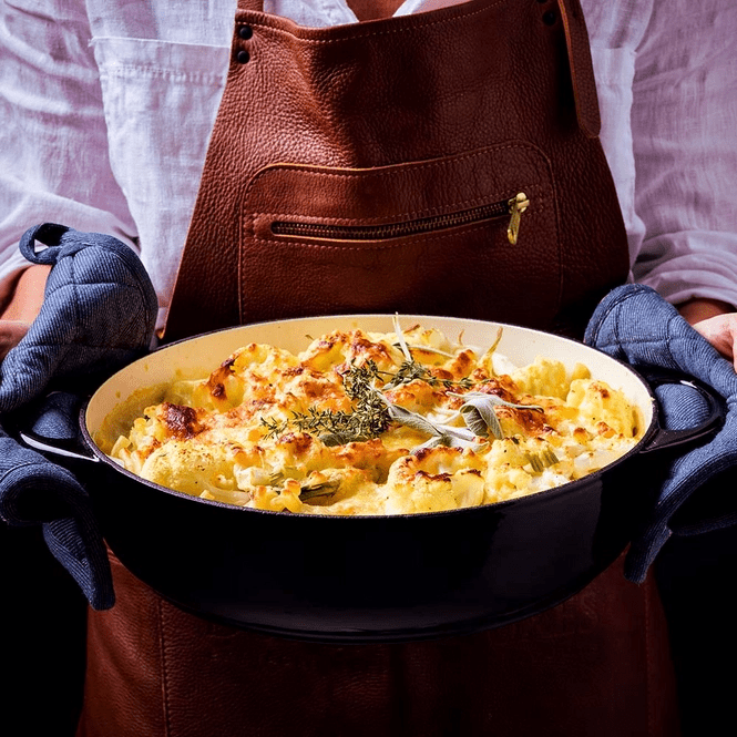 Bour castiron ind cvd low dutch 28cm/4l/jet black