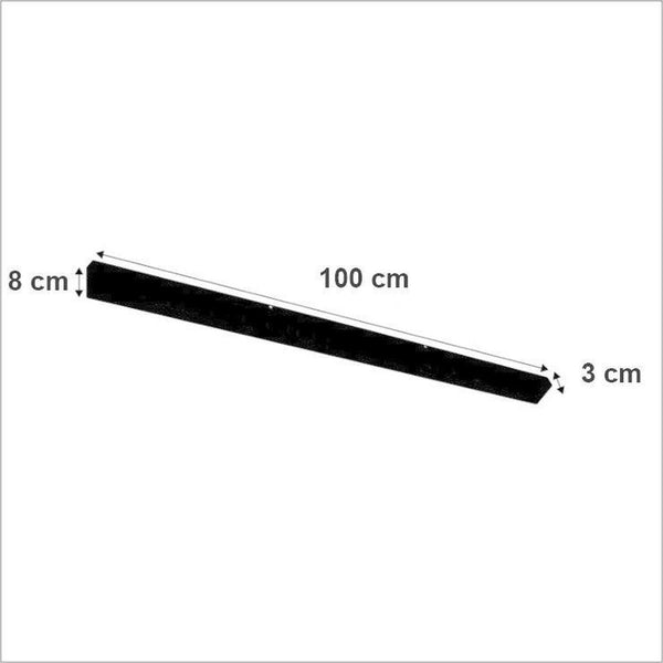 Losse Plafondbalk 100cm Zwart