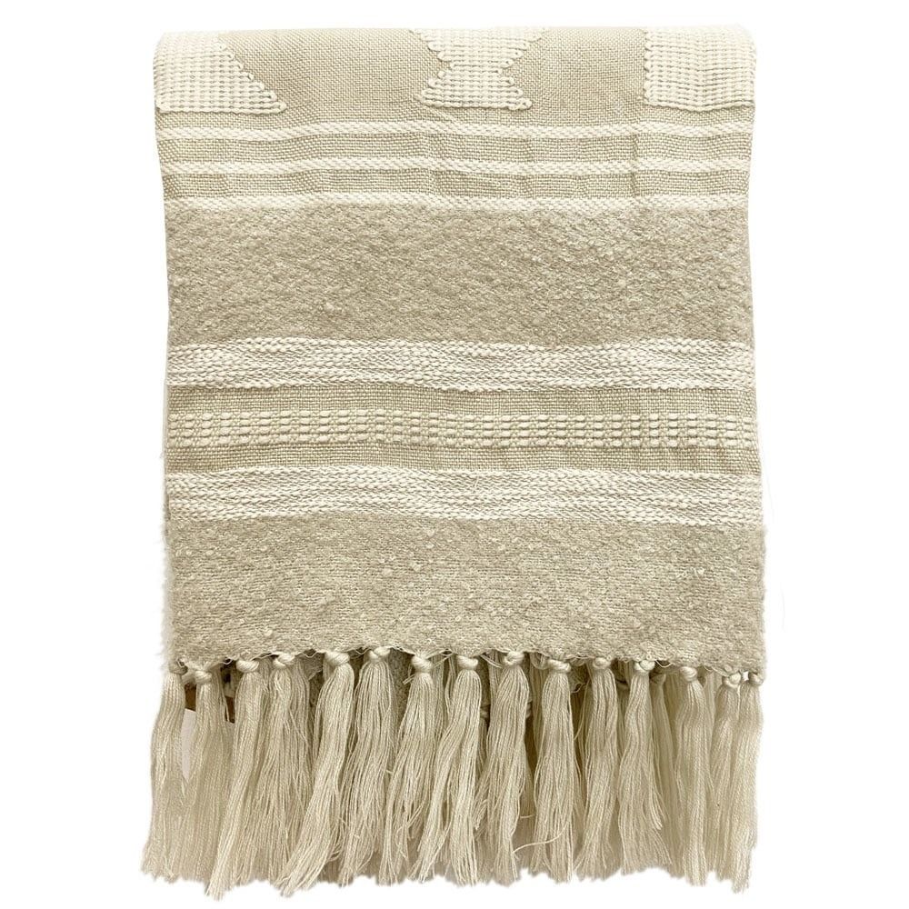 Craft offwhite throw