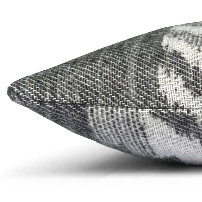 Mochica wool cushion black ornament square