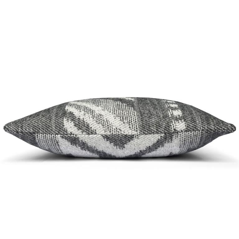 Mochica wool cushion black ornament square