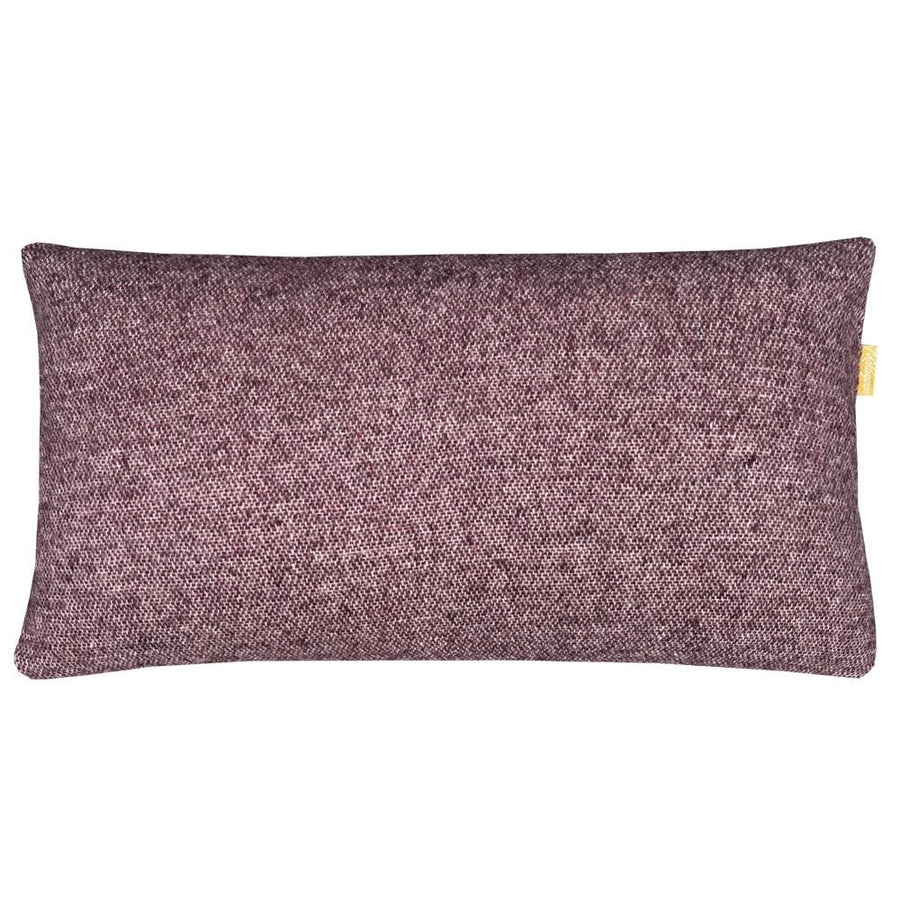 Rosewood double face recycled wool rectangle cushion